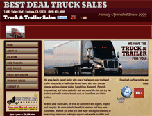 Tablet Screenshot of bestdealtrucks.com